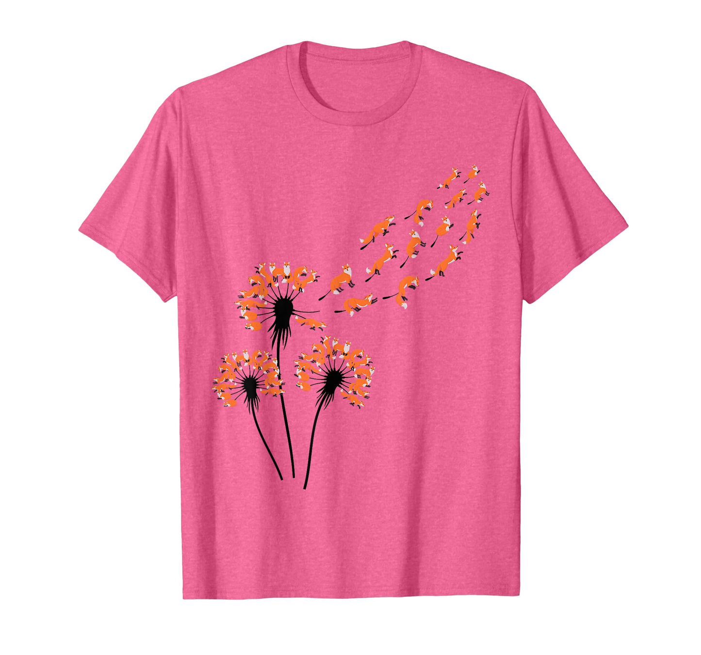 Flower Dandelion Foxes for Fox Lover | Fox T-Shirt