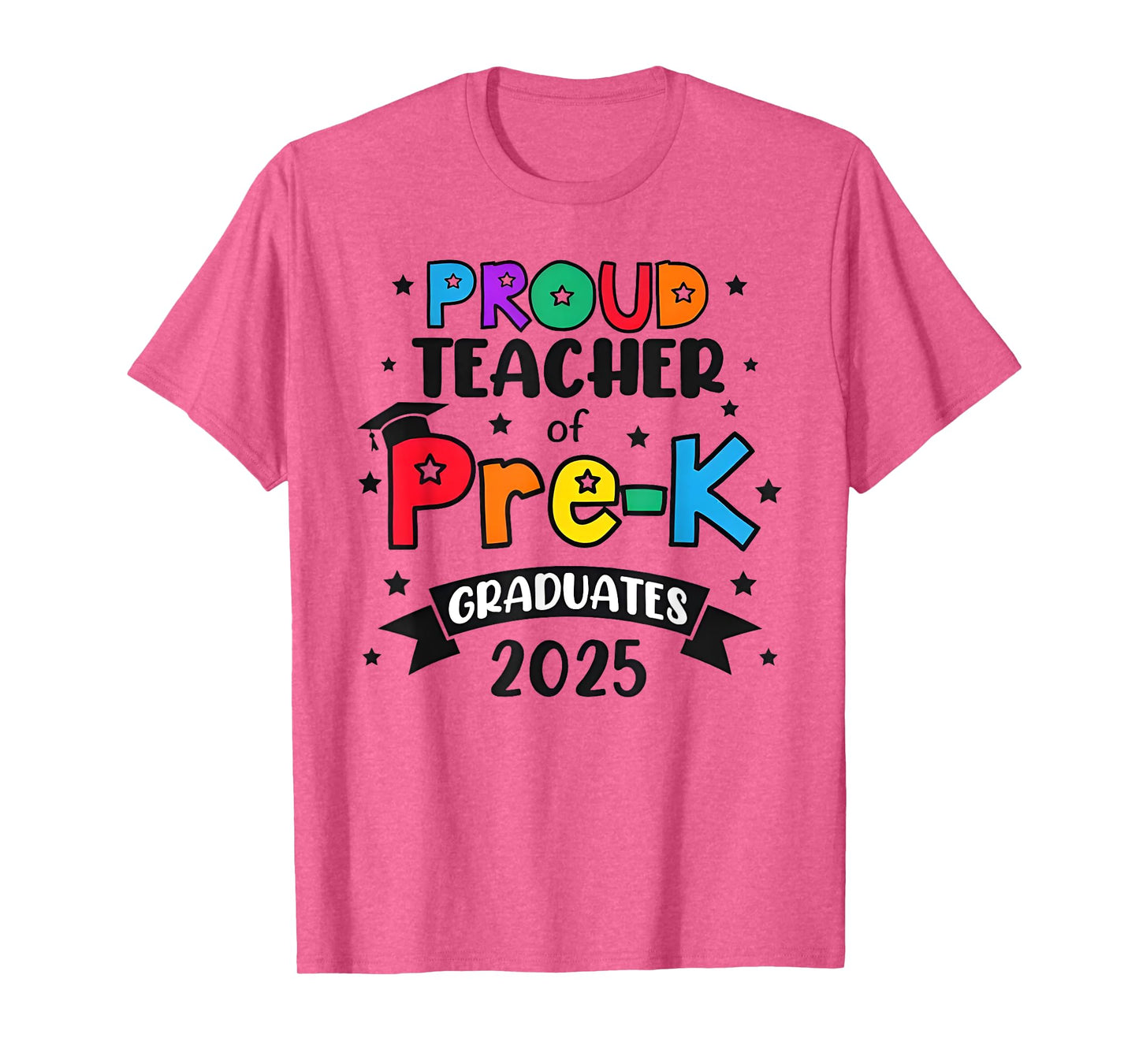 funny graduation proud teacher of pre-k graduates student T-Shirt