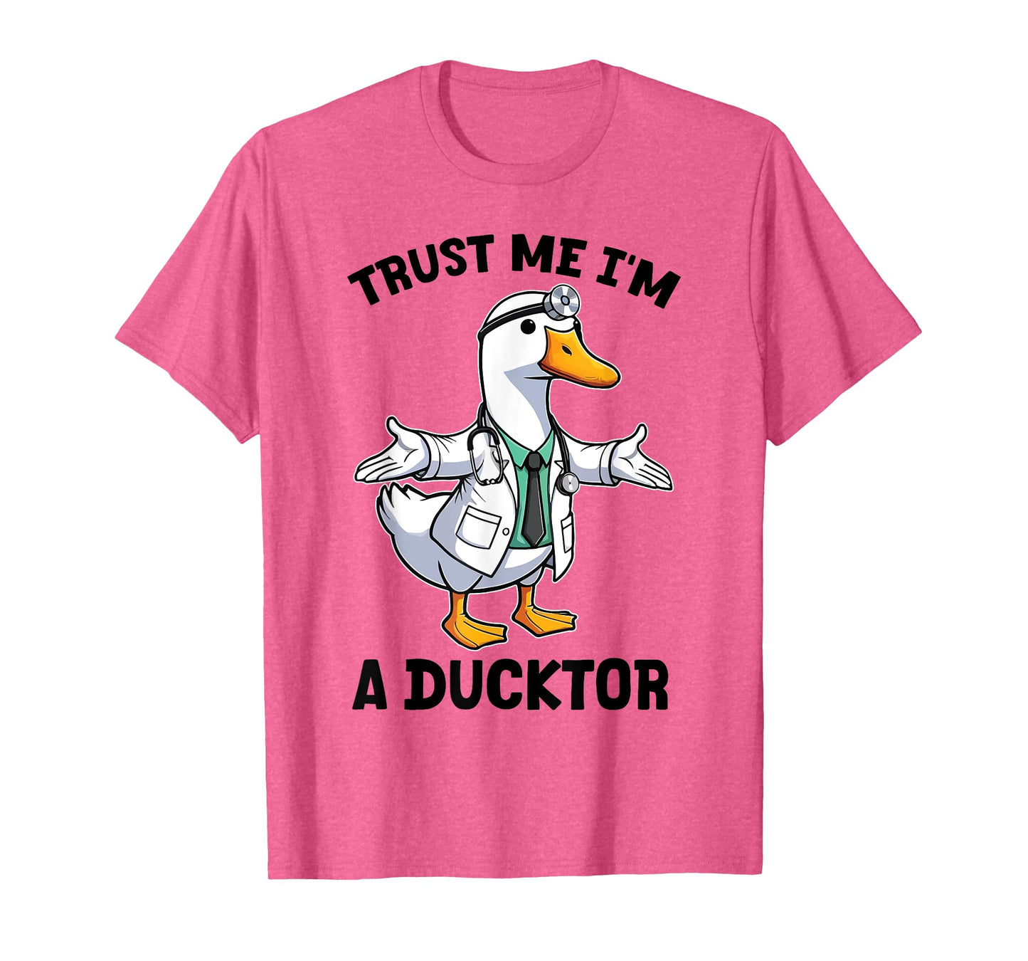 Funny Duck Nurse Doctor Quack Trust-Me I'm A Ducktor Animal T-Shirt