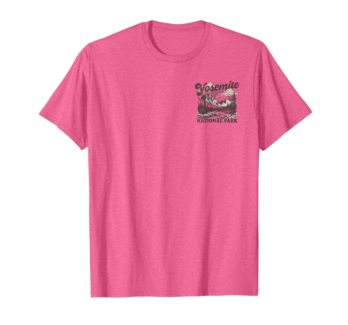 Yosemite National Park Front and Back T-Shirt