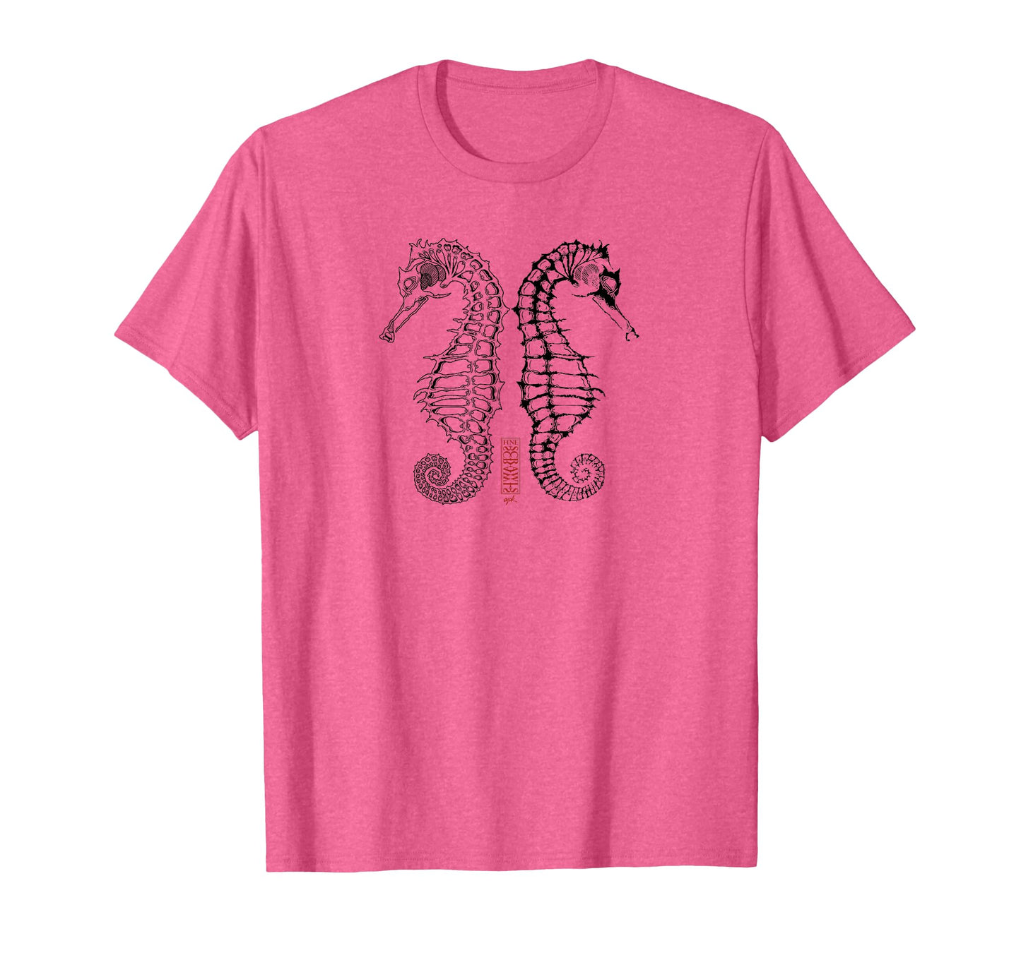 Seahorse Skeletons in The Balance T-Shirt