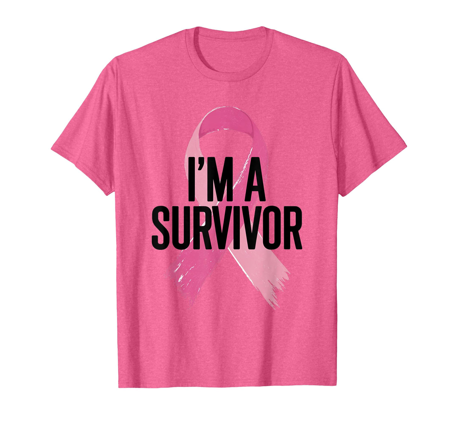 Survivor Pink Ribbon Breast Cancer Awareness T-Shirt