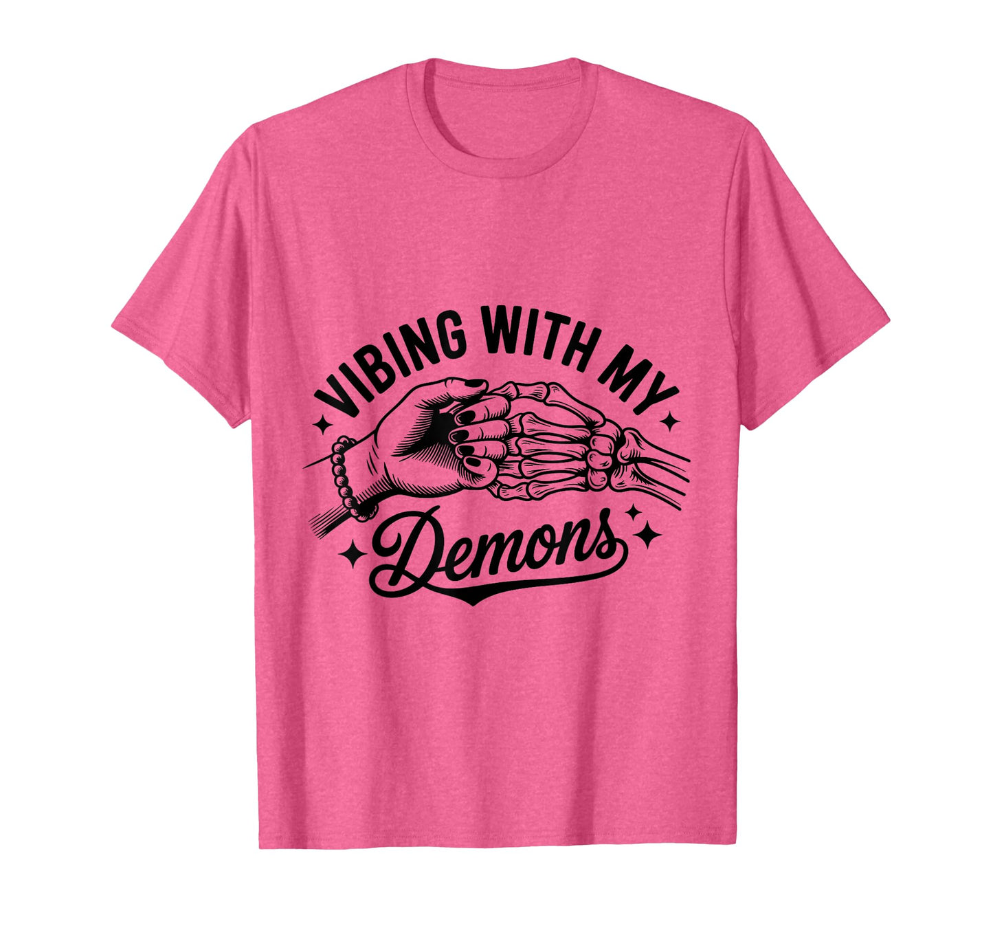 Vibing with My Demons: Halloween and Mental Health T-Shirt