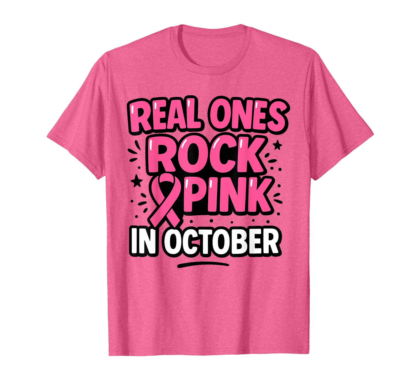 Breast Cancer for Women Mom Pink in October We Wear Pink T-Shirt