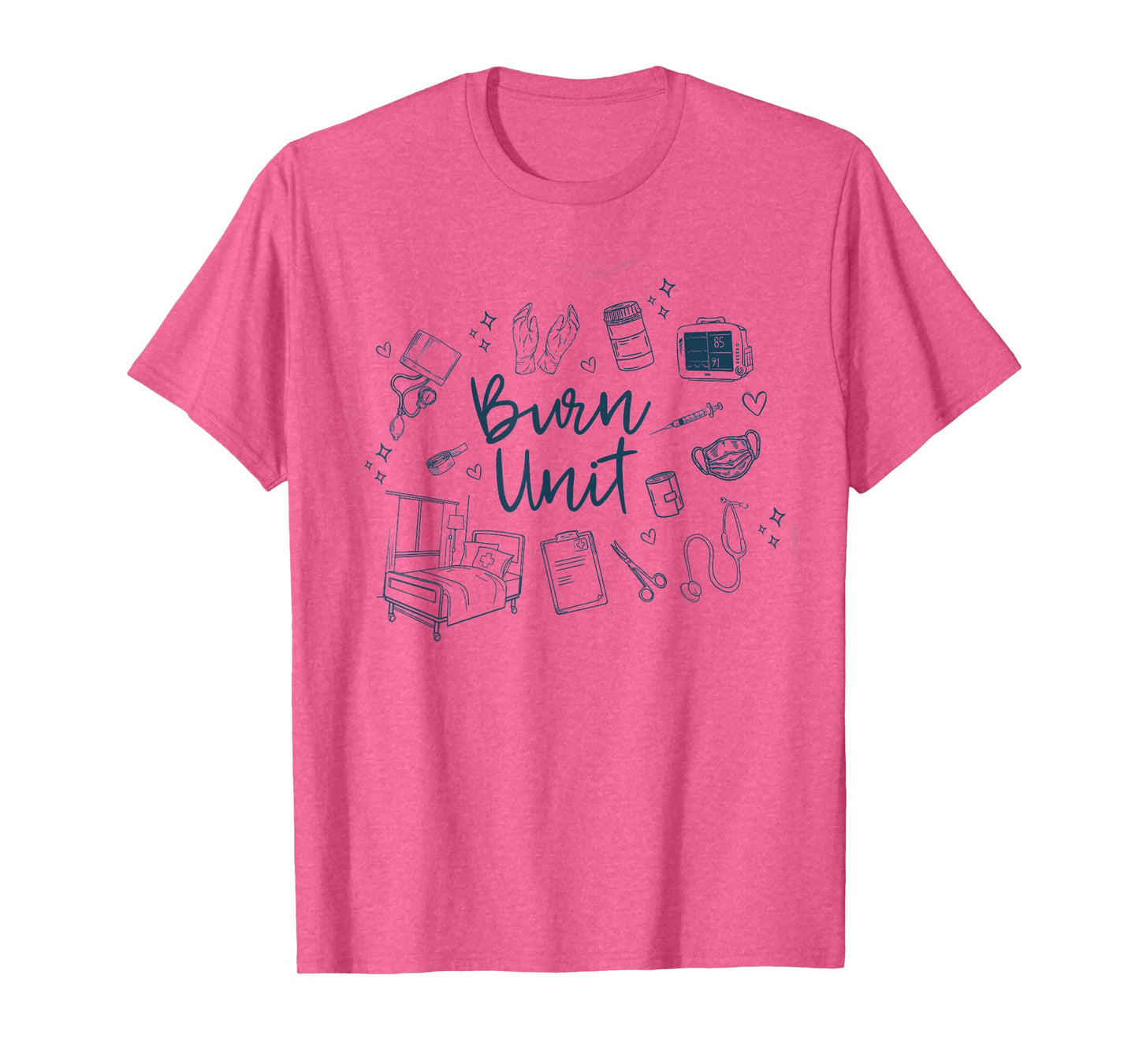 Burn Nurse Apparel Burn Intensive Care Unit Summer Burn ICU T-Shirt