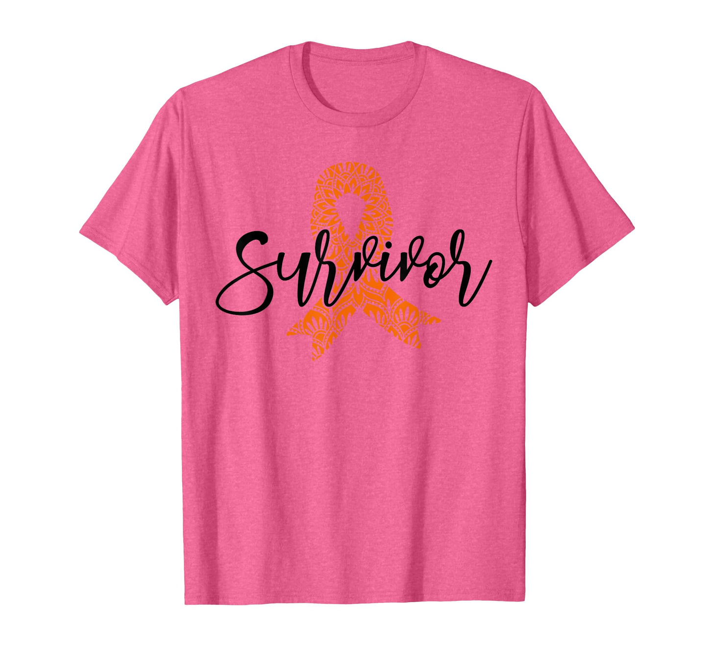 orange ribbon kidney cancer survivor kidney cancer awareness T-Shirt