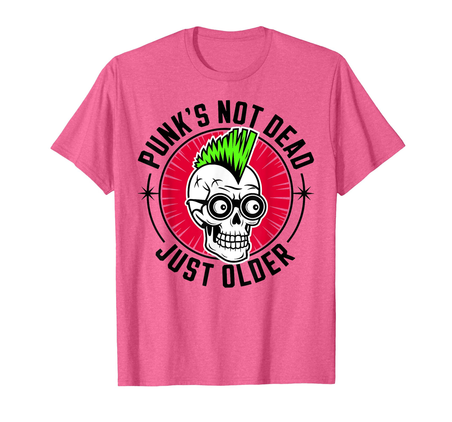 Punk's Not Dead - Just Older X Skeleton Skull Punk Punk T-Shirt