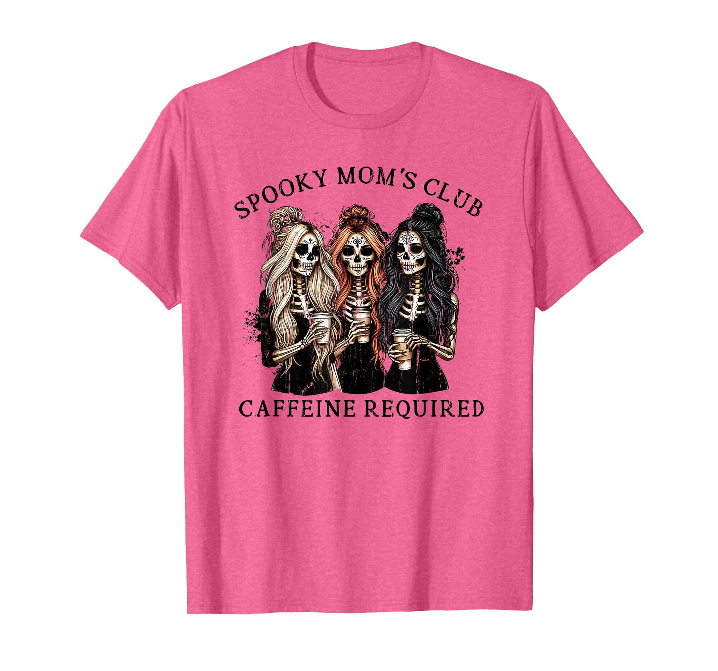 Spooky Mom's Club Caffeine Required T-Shirt
