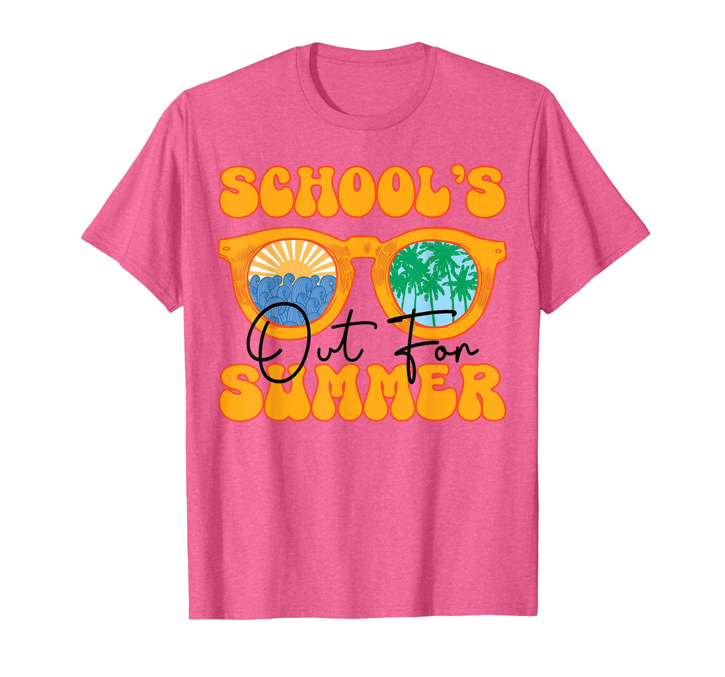 Schools Out For Summer Last Day Of School Kids Toddler Girls T-Shirt
