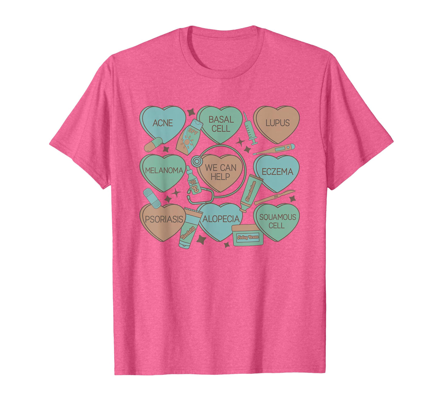 Dermatology Nurse Derm Nurse Summer Nurse Dermatologist Men Women T-Shirt