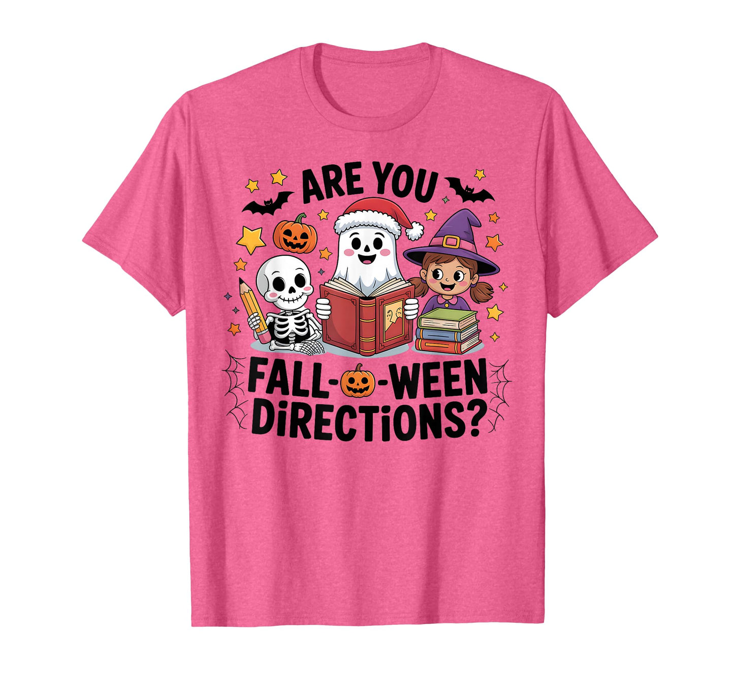 are You Fall O Ween Directions Funny Halloween Teacher Joke T-Shirt