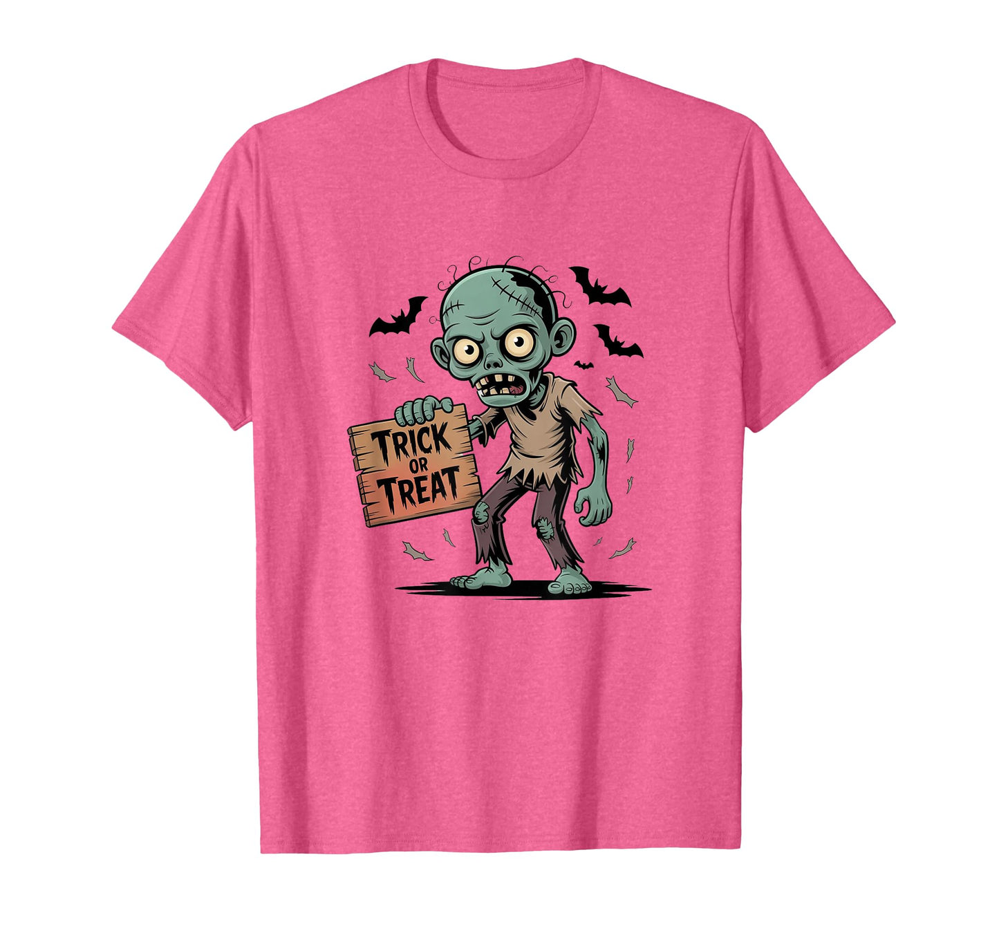 Spooky Trick or Treat Zombie Gift for Men Women T-Shirt