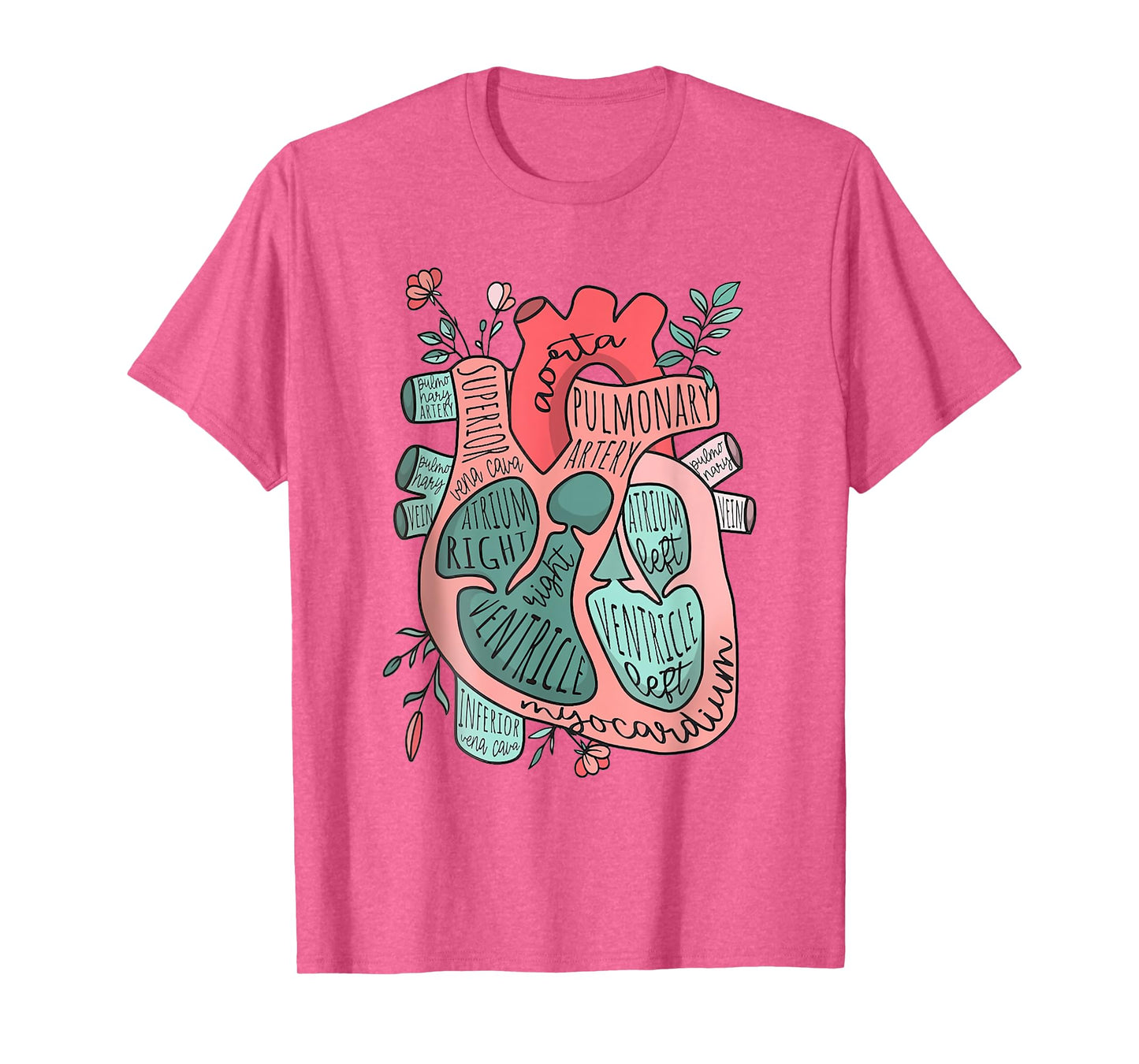 Anatomical Heart Cardiology ICU CVICU Nurse in the Making T-Shirt