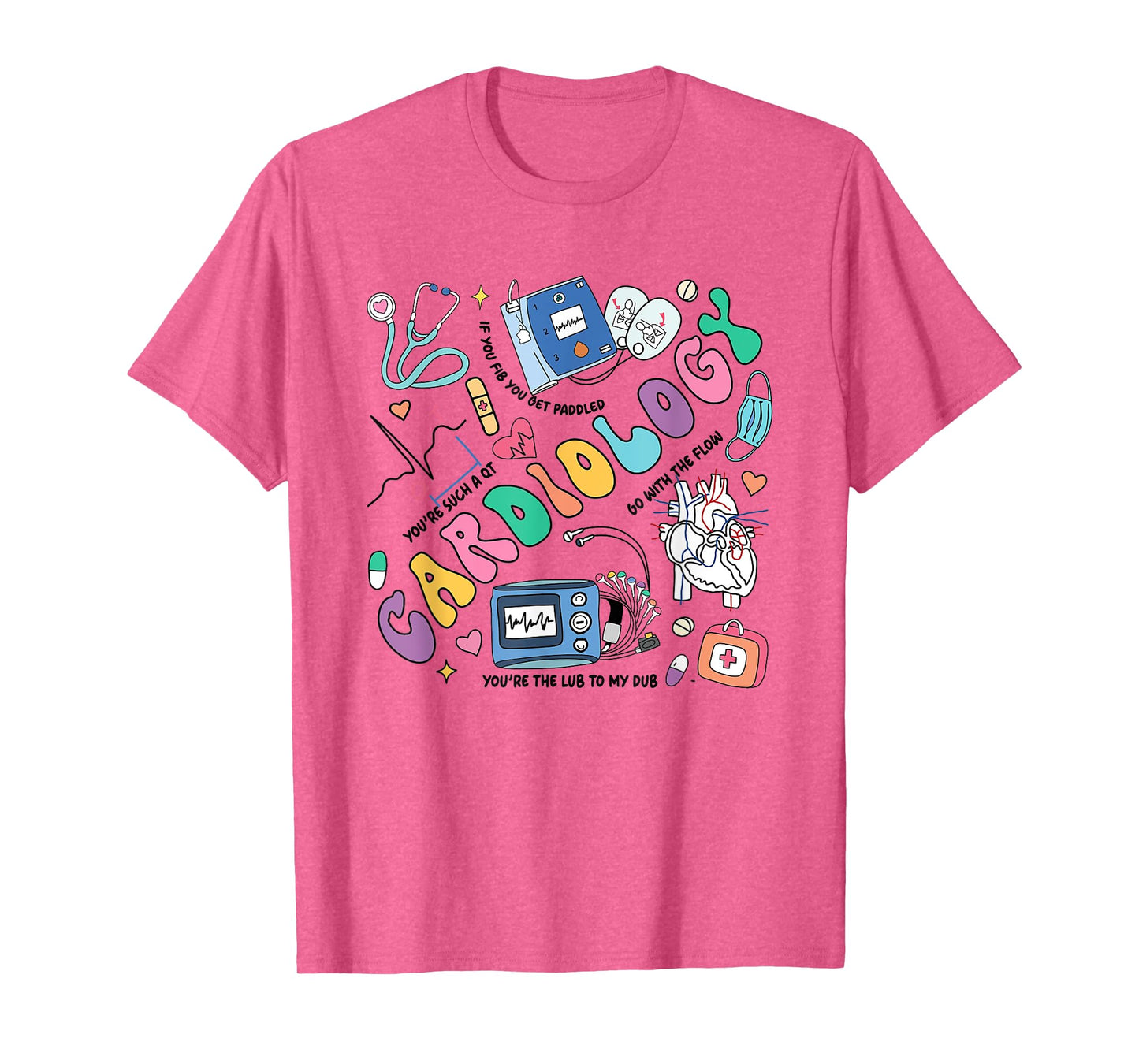 Groovy Cardiology CICU Cardiac Nurse Cardiovascular Nurse T-Shirt