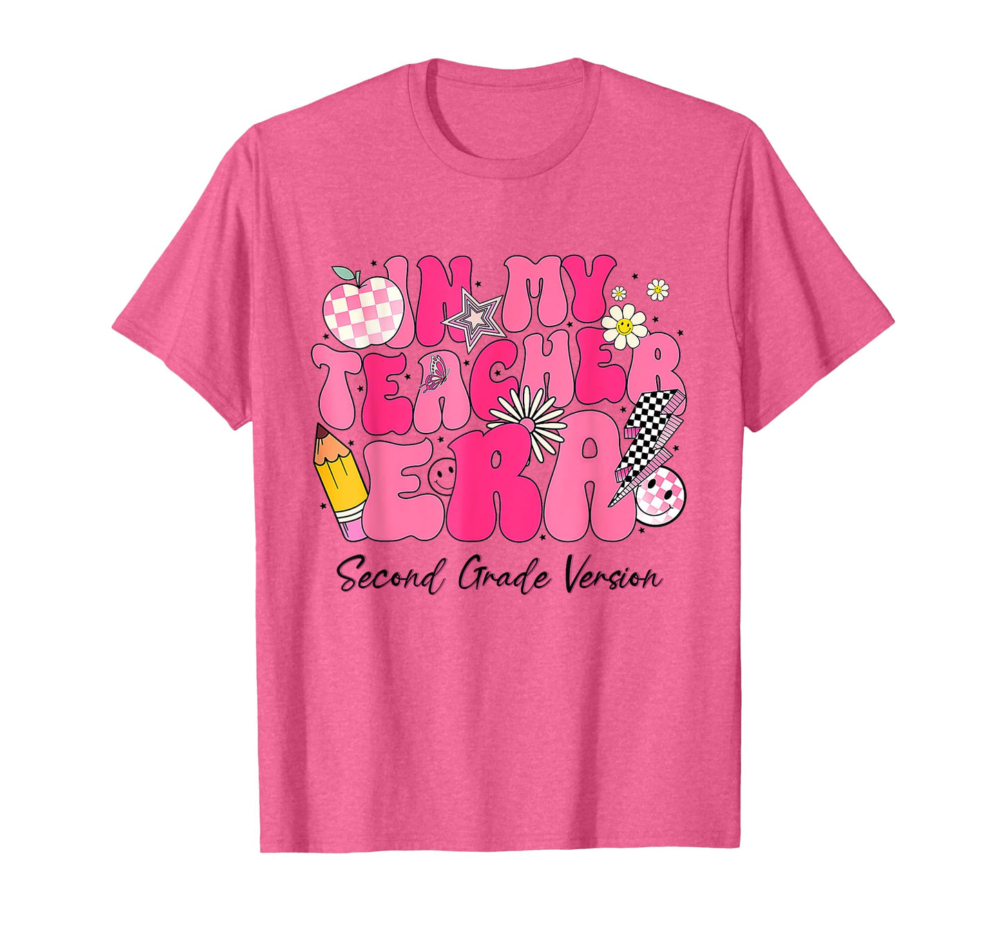 In My Teacher Era 2nd Grade Version 2nd Grade Teacher Era T-Shirt