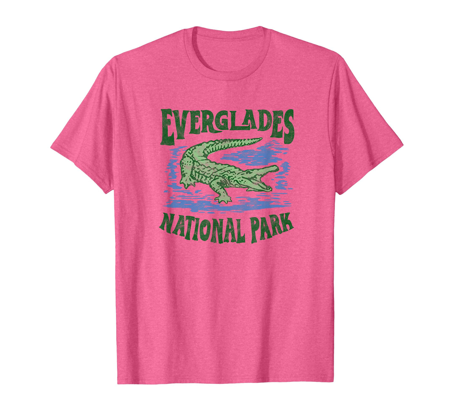 Everglades National Park Florida Retro Alligator T-Shirt