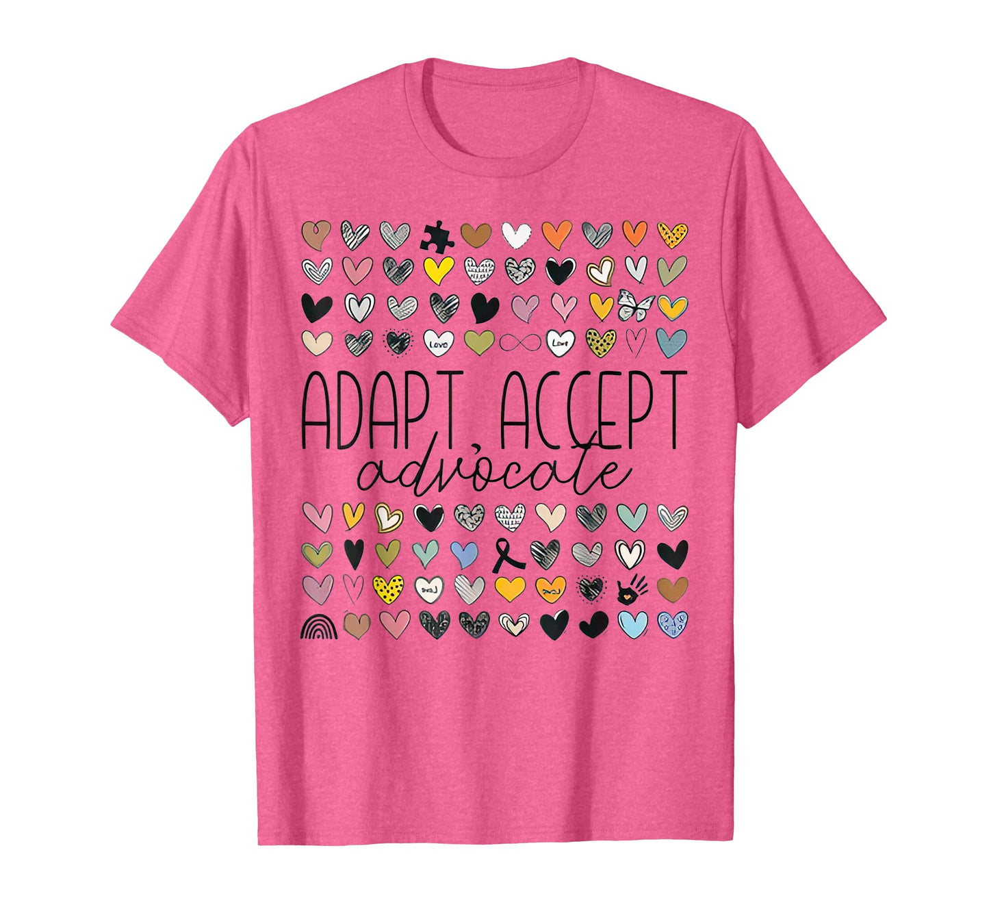 Support Autism Awareness Adapt Accept Advocate T-Shirt