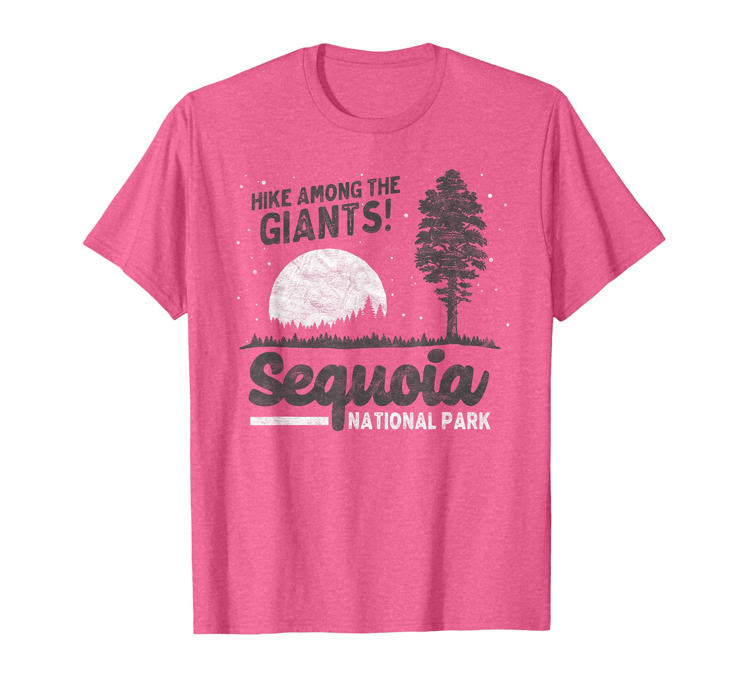 Sequoia National Park Hike with Giants! Retro 80s Tree T-Shirt