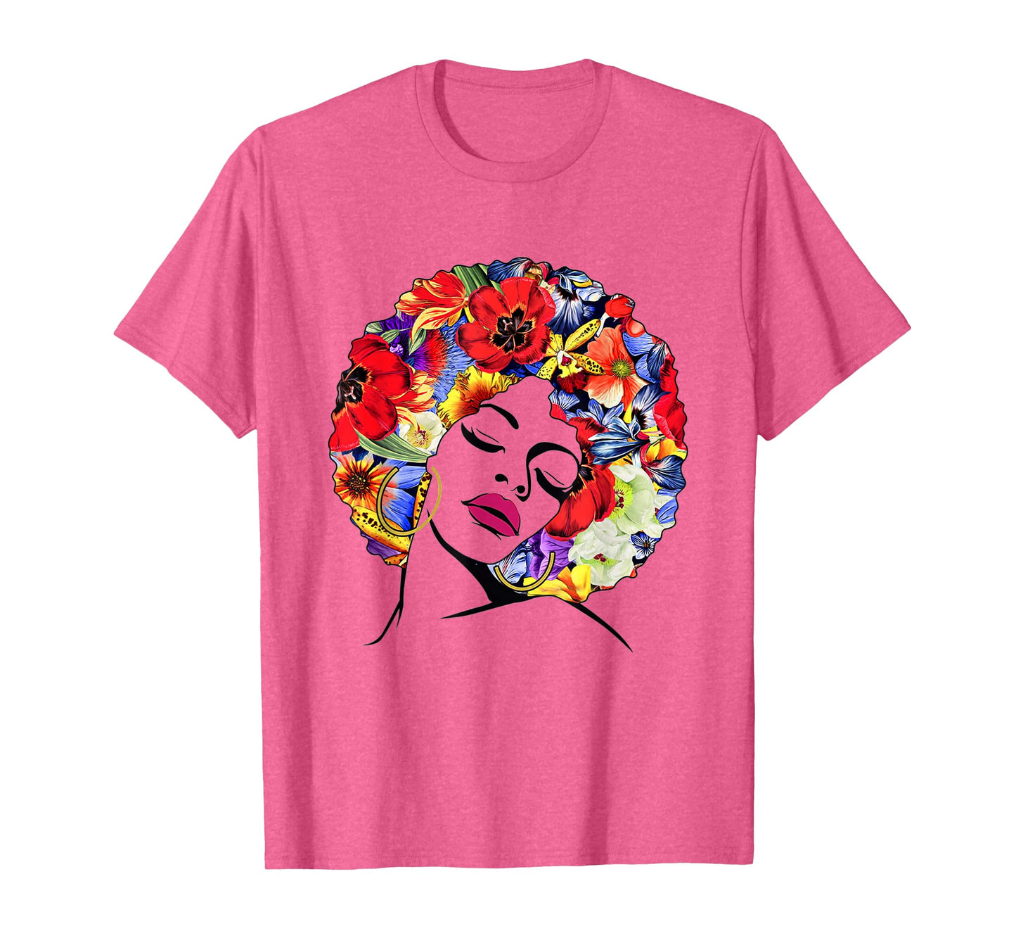 Afro Hair Natural Black History tshirt Juneteenth Pride T-Shirt