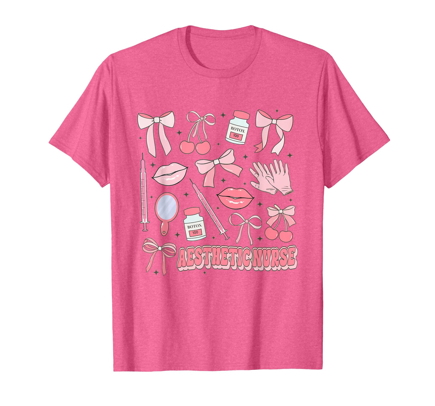 Coquette Aesthetic Nurse Injector Dermatology Botox Nurse T-Shirt