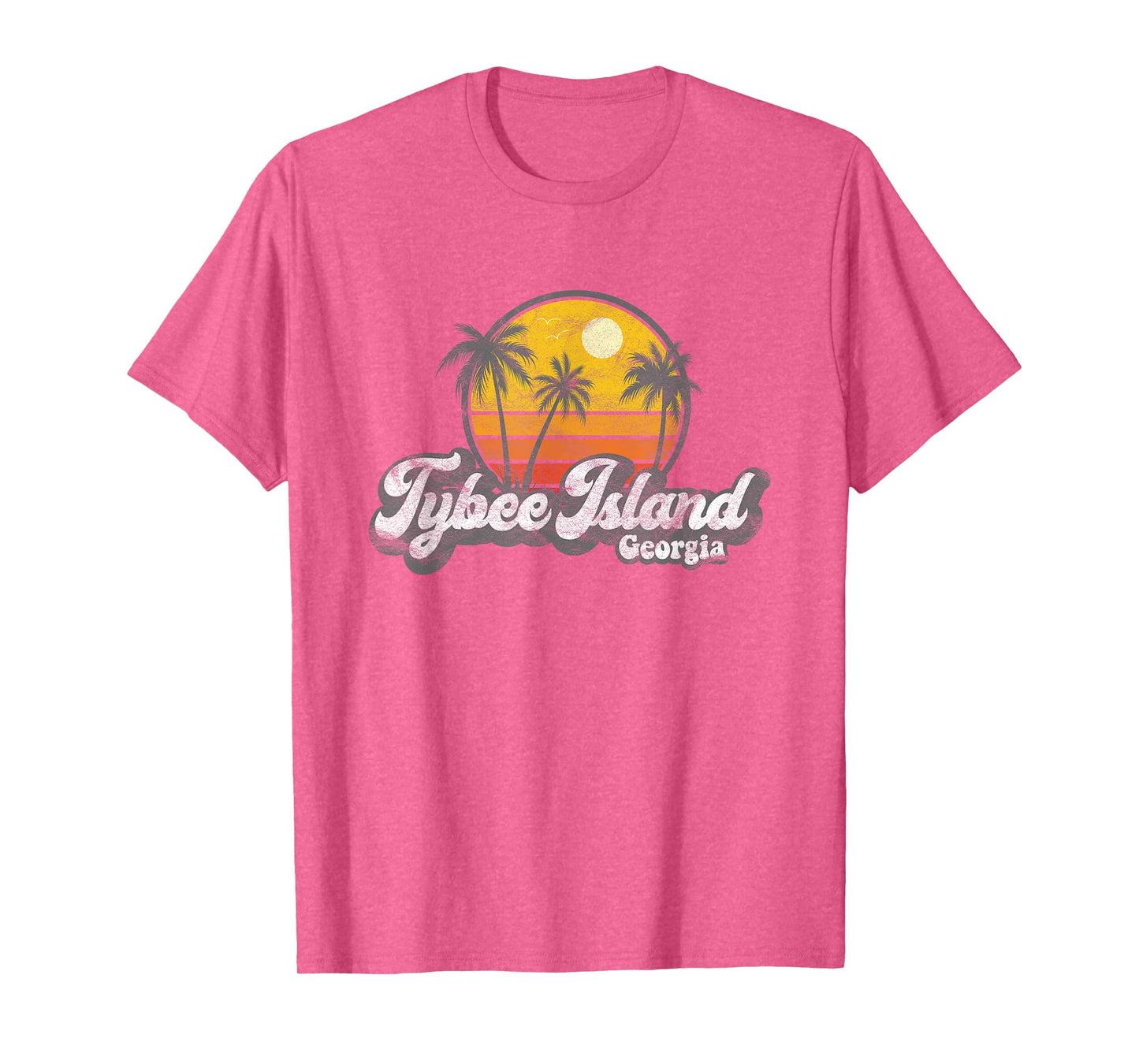 Tybee Island GA Retro 70's Vintage Surfer Gift T-Shirt