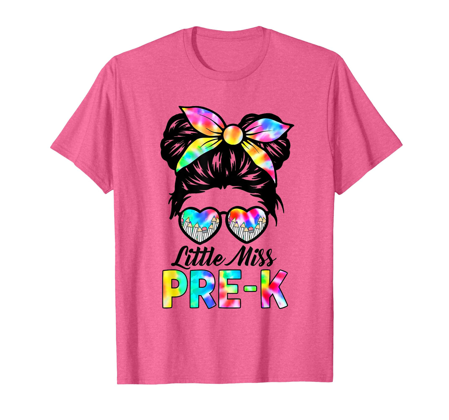 Little Miss PRE-K 1st Day Back To School Preschool Girls Kid T-Shirt