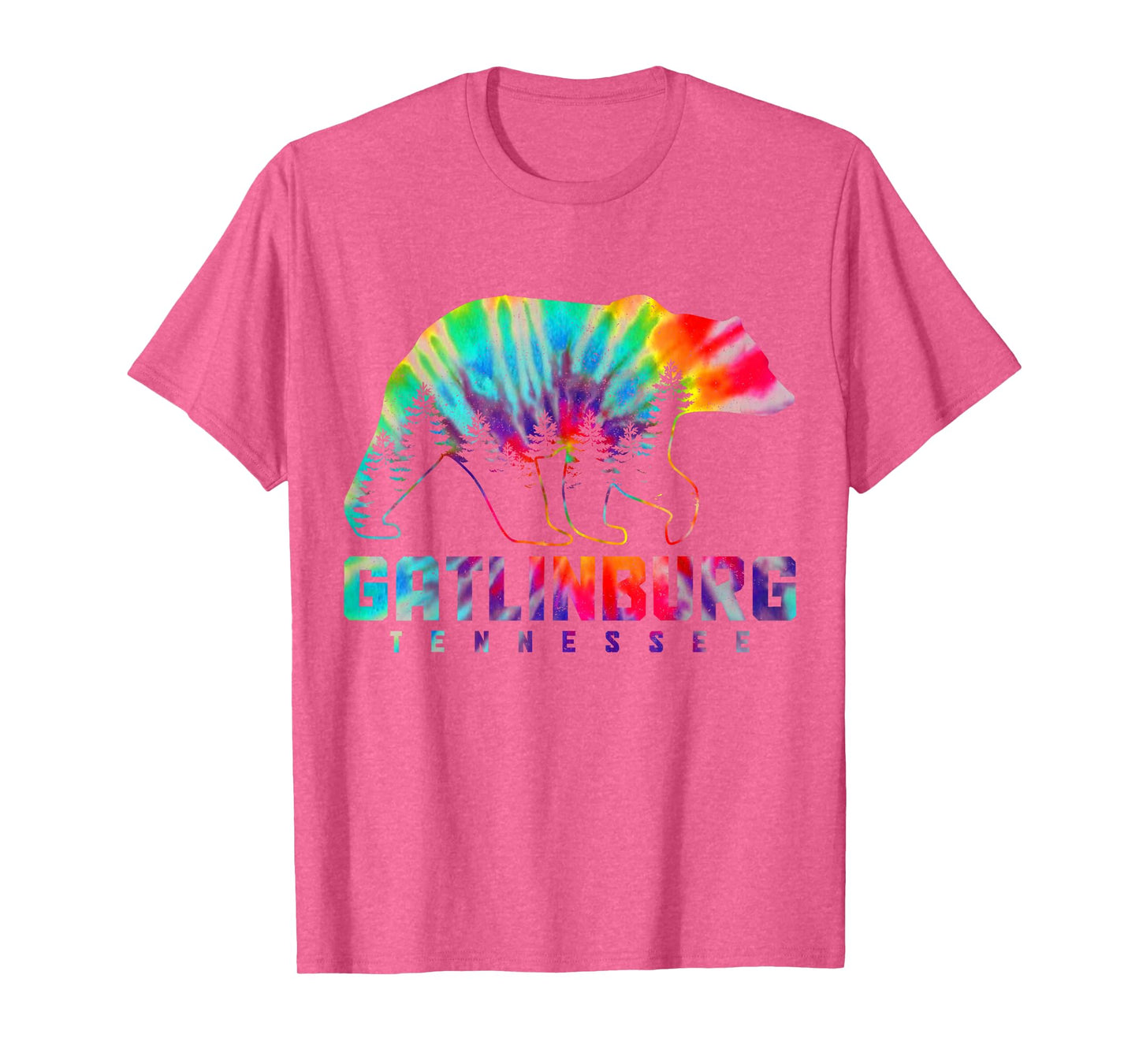 Gatlinburg Tennessee Tie Dye Bear Pride Outdoor Vintage T-Shirt