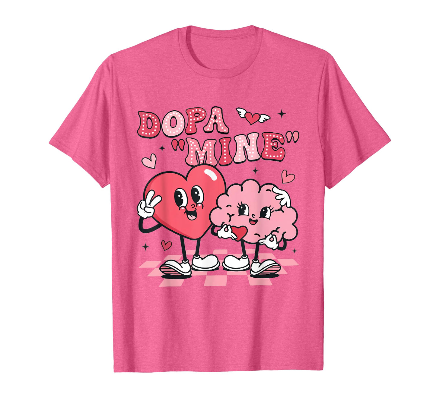 Neuro Nurse Valentine's Day Brain Nurse Neuroscience Nurse T-Shirt