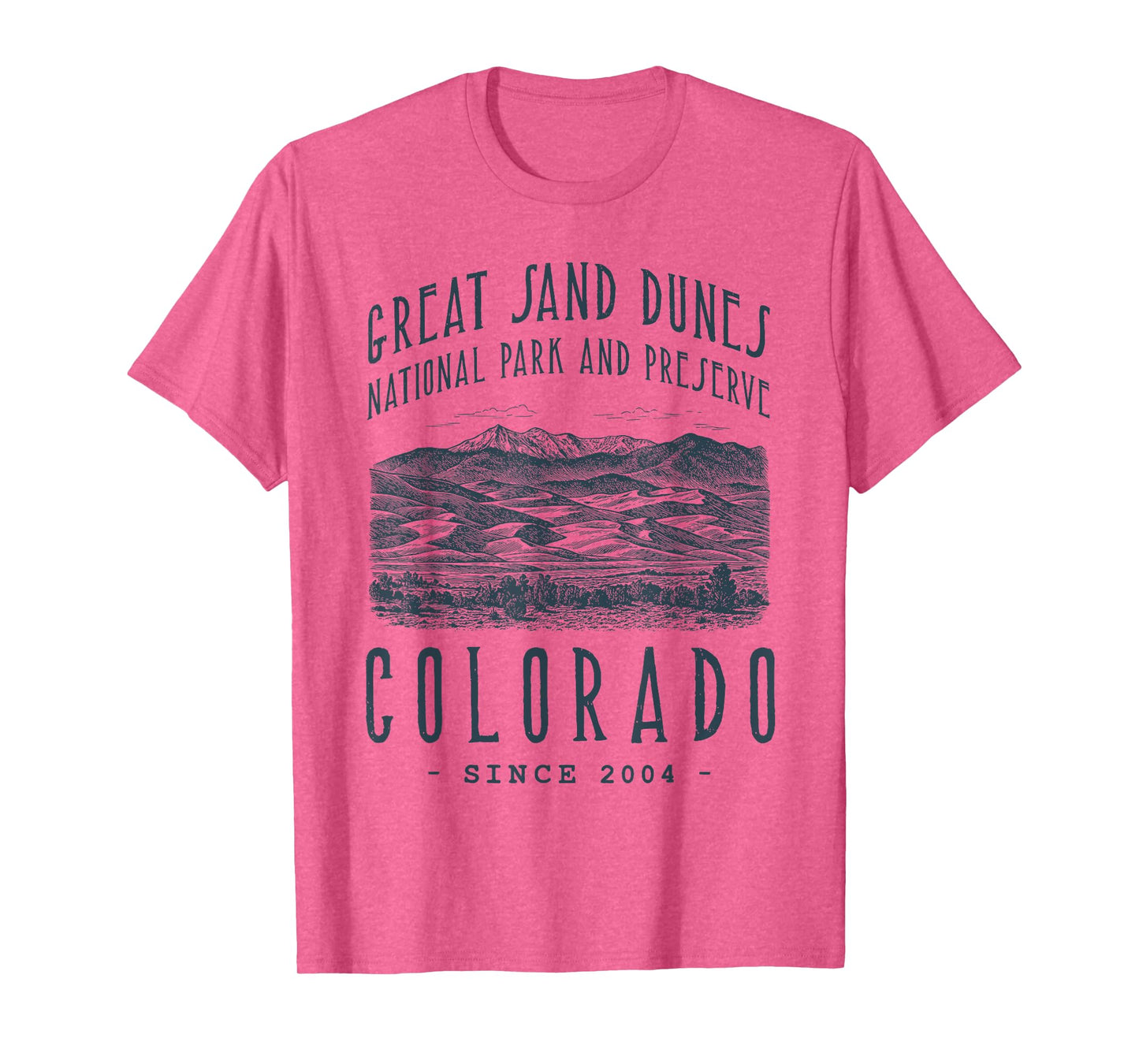 GREAT SAND DUNES NATIONAL PARK, COLORADO. CAMPING, HIKER T-Shirt