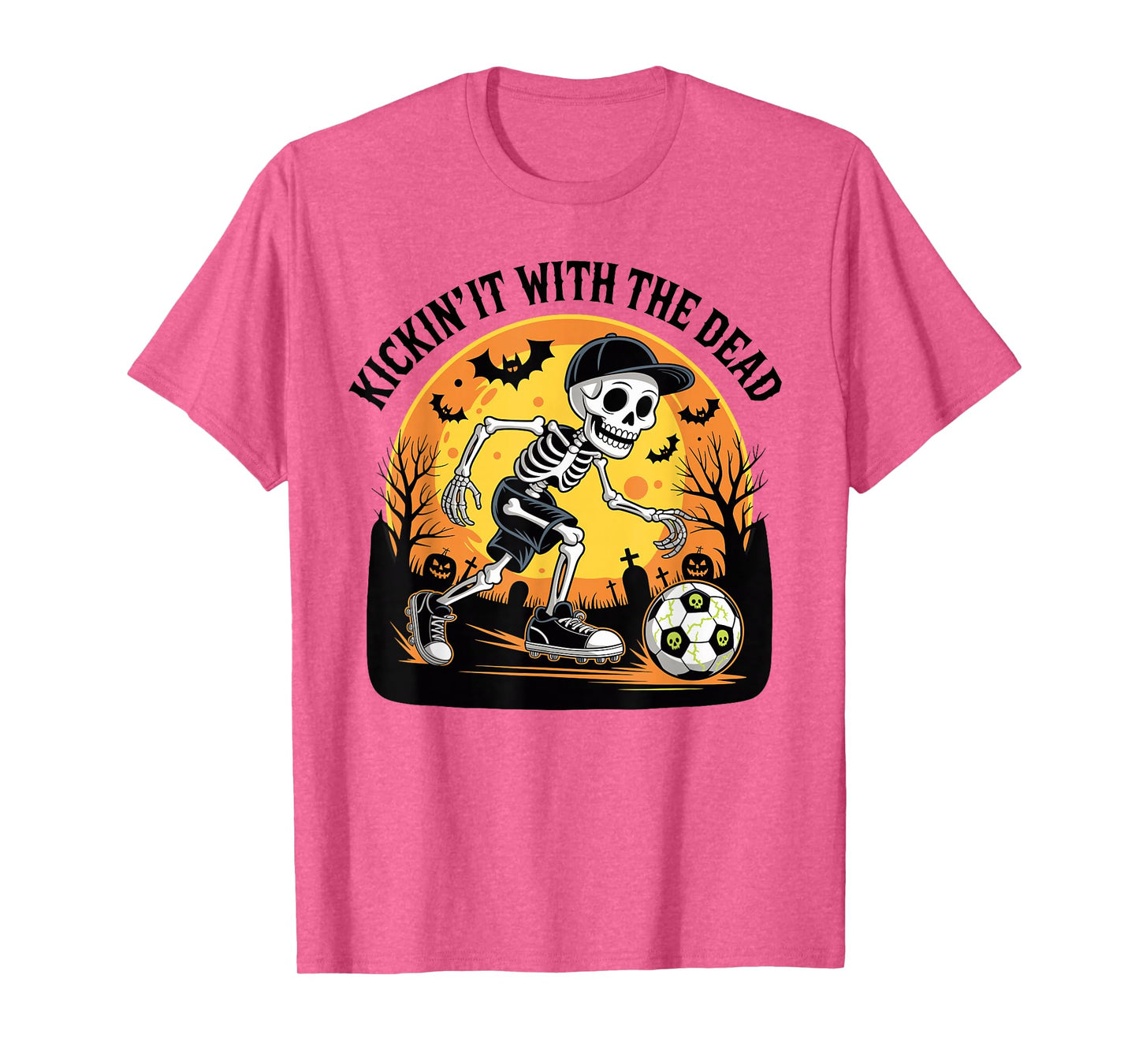 Kickin' It Halloween Skeleton Soccer Player T-Shirt