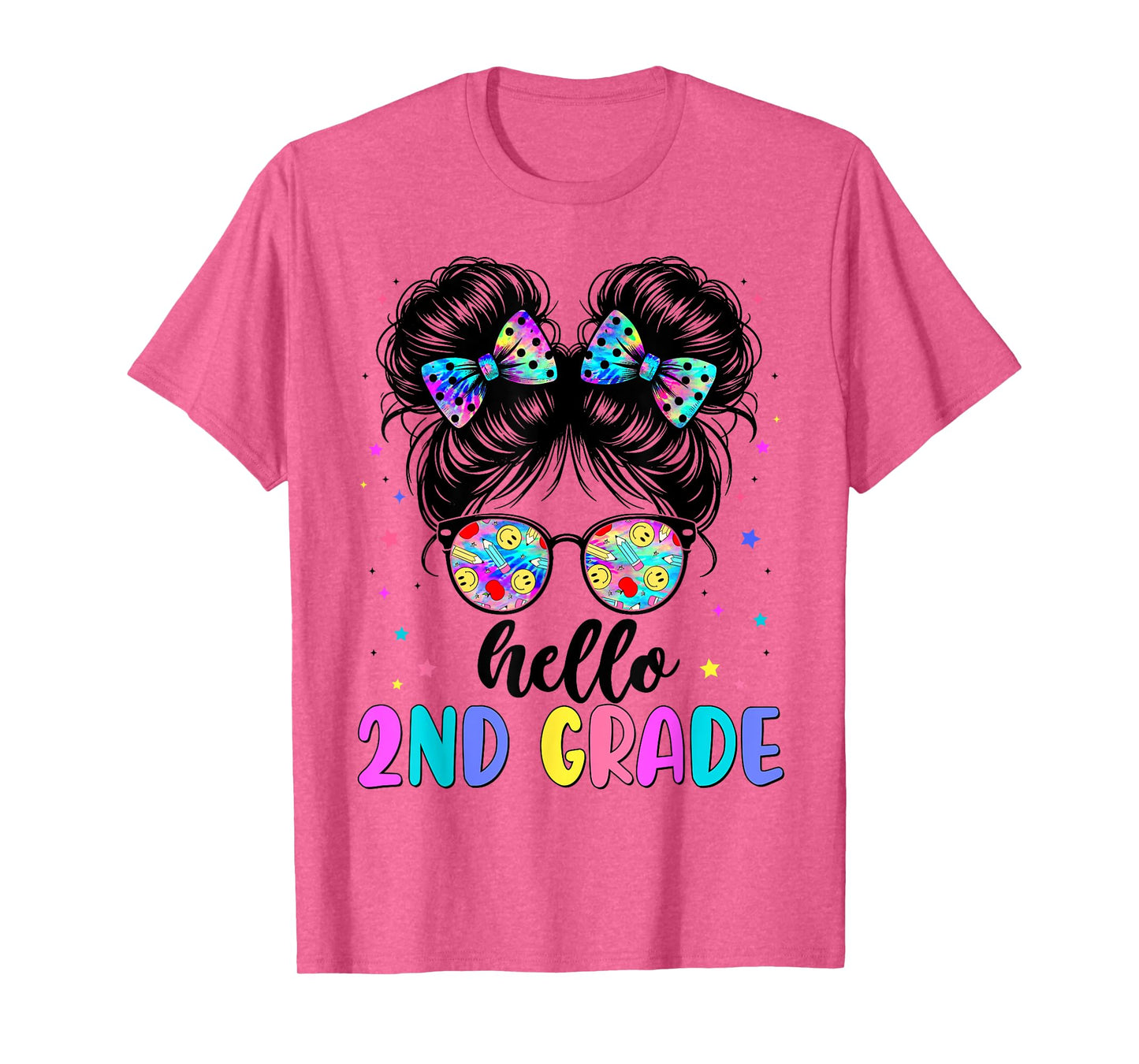 Hello 2nd Grade Shirt Girls Second Grade 1st Day of School T-Shirt