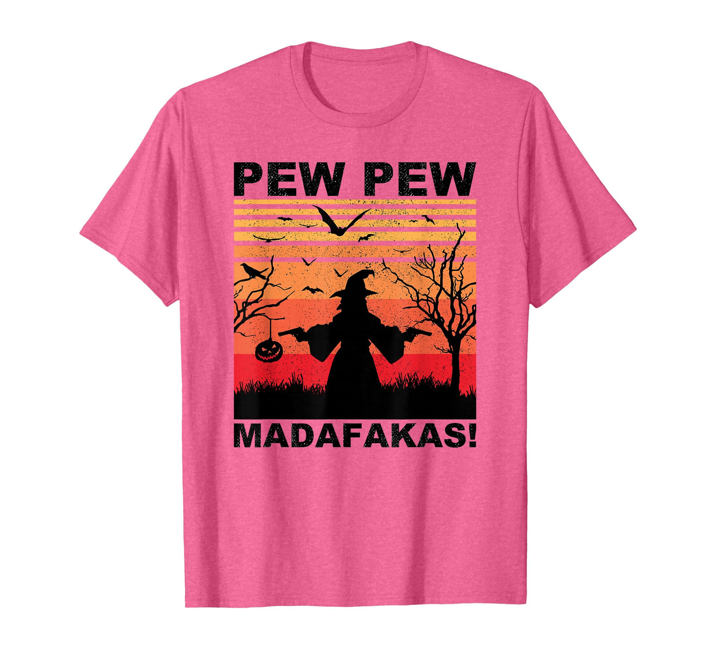 Pew Pew Madafakas Halloween I Witch Trick Or Treat Horror T-Shirt