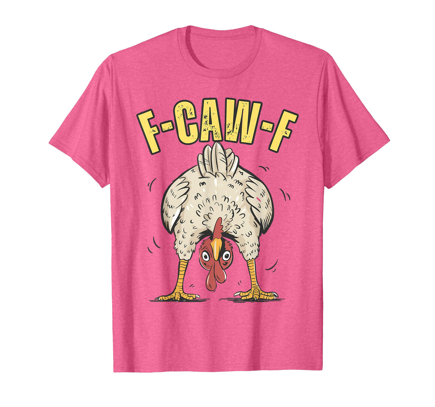 F-Caw-F Black Crow Pun Funny Bird Cawing Grunge Halloween T-Shirt