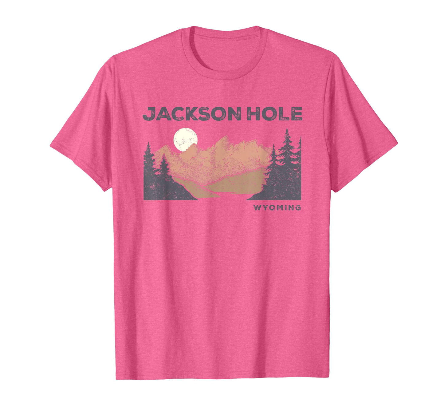 Retro Jackson Hole Wyoming Grand Teton Vintage Womens Mens T-Shirt
