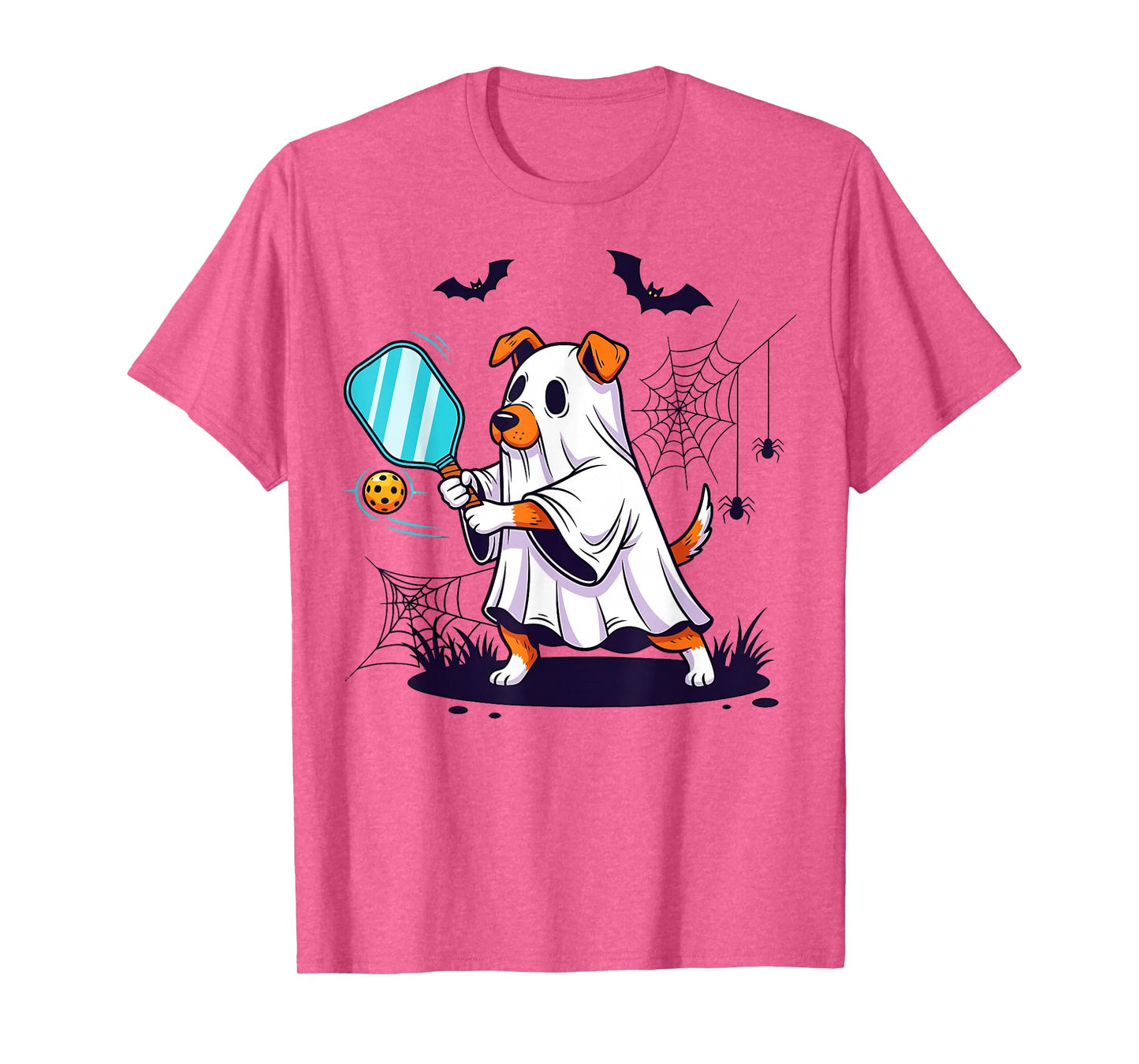Pickleball Halloween Spooky Dinks and Pumpkins T-Shirt