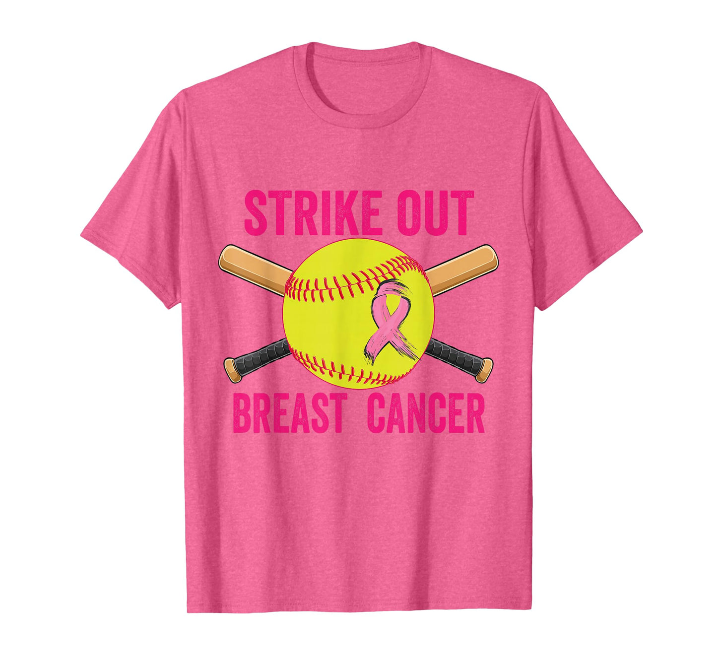 Strike Out Breast Cancer Awareness Softball Fighters T-Shirt