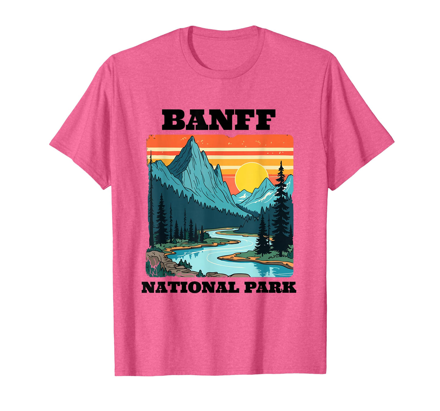 banff souvenir reminder Canadian national park men women T-Shirt