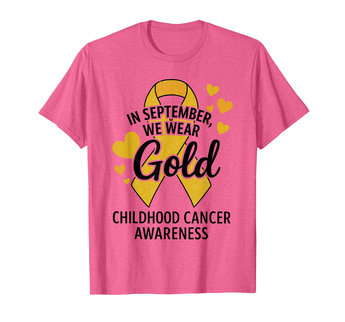in September We Wear Gold Shirt, Childhood Cancer Awareness T-Shirt