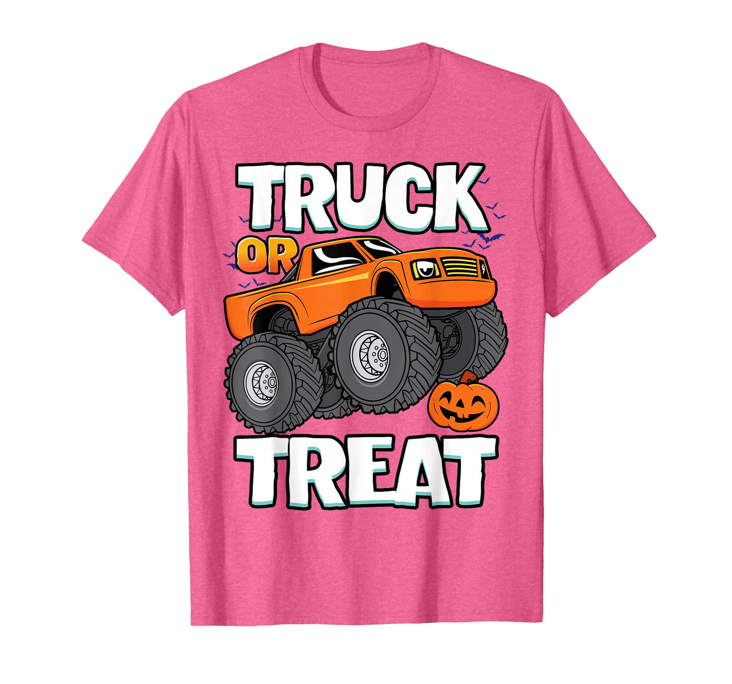 Truck or Treat Halloween Boys Kids Monster Trucks T-Shirt