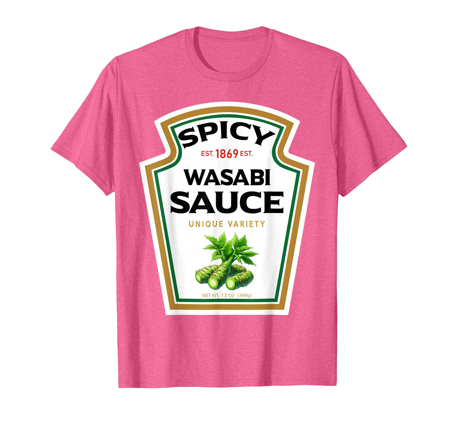 Spicy Wasabi Sauce Halloween Costume Matching Couples Group T-Shirt