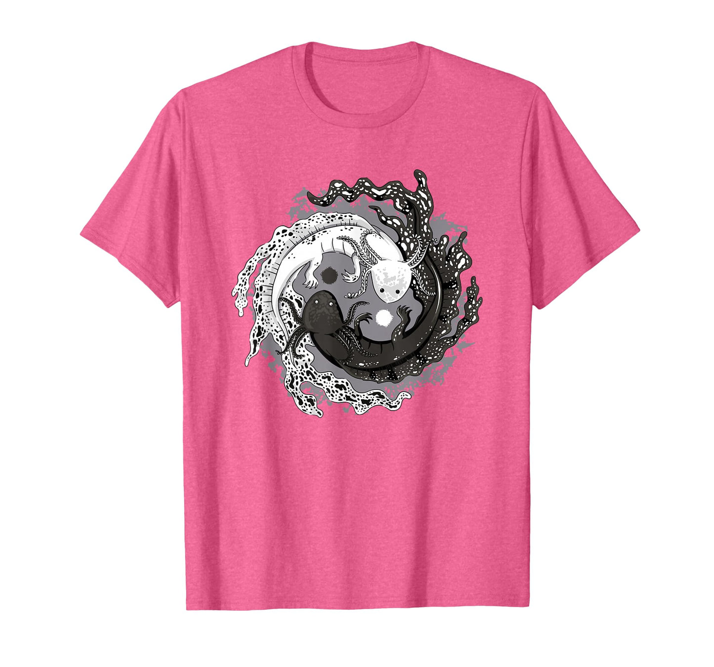 Azolotl Yin Yang Balance Axolotl T-Shirt
