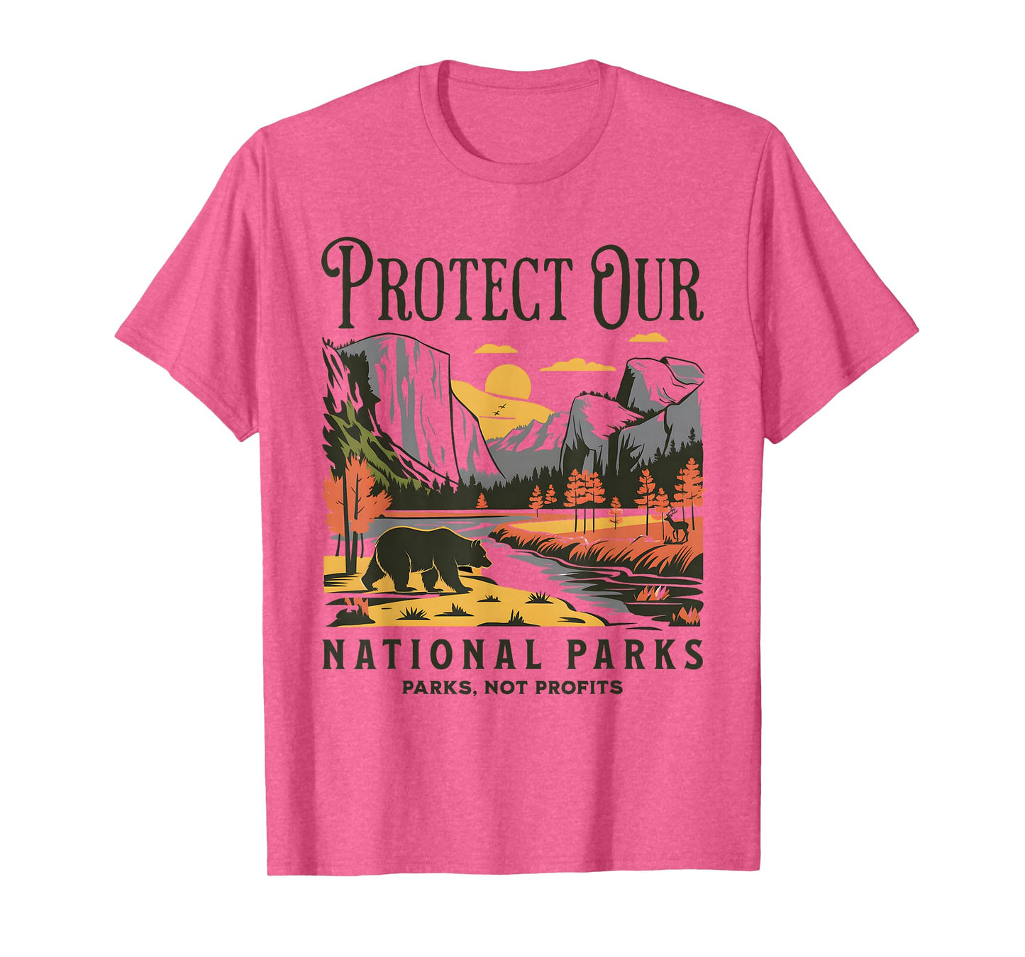 Protect Our National Parks Defund Doge Parks Not Profits T-Shirt