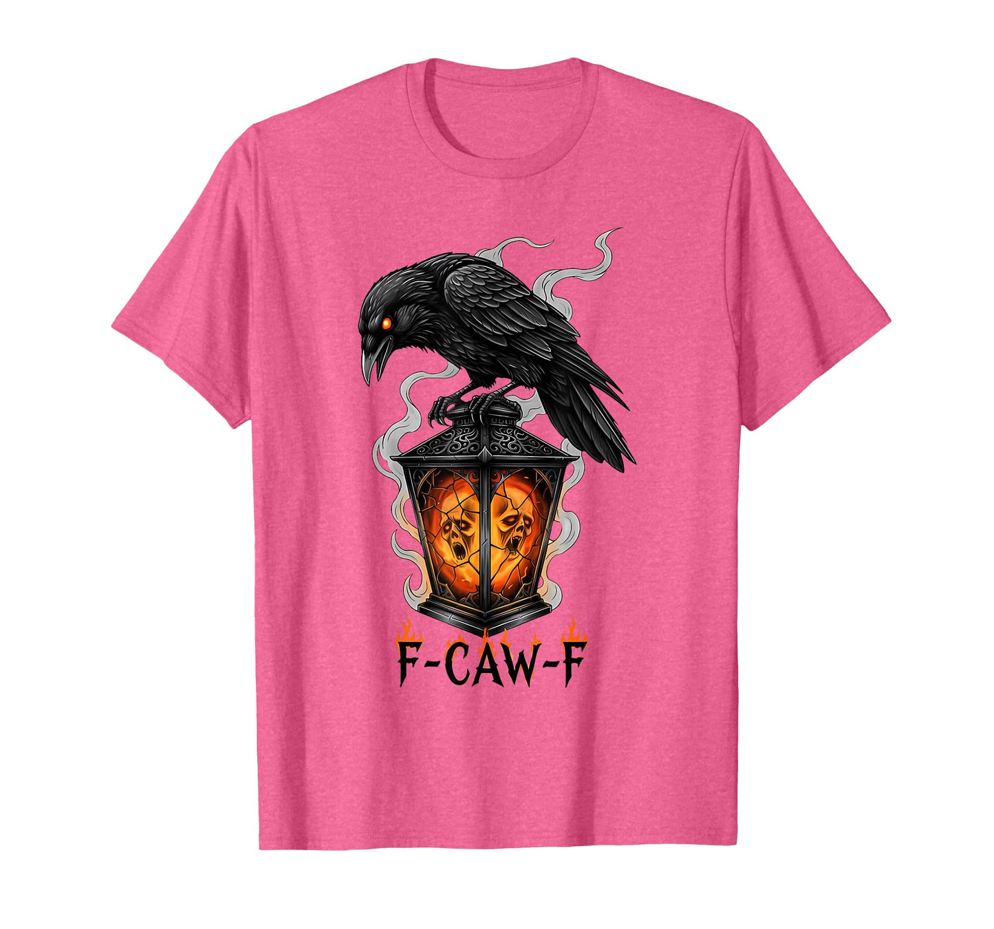 Halloween F Caw F Black Bird F-Caw-F Crow Women Men T-Shirt