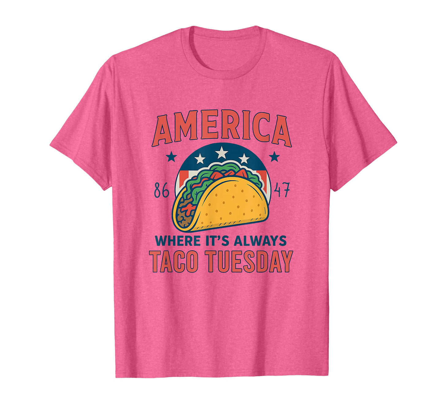 America Taco Tuesday Shirt Funny Patriotic 4th Of July Taco T-Shirt