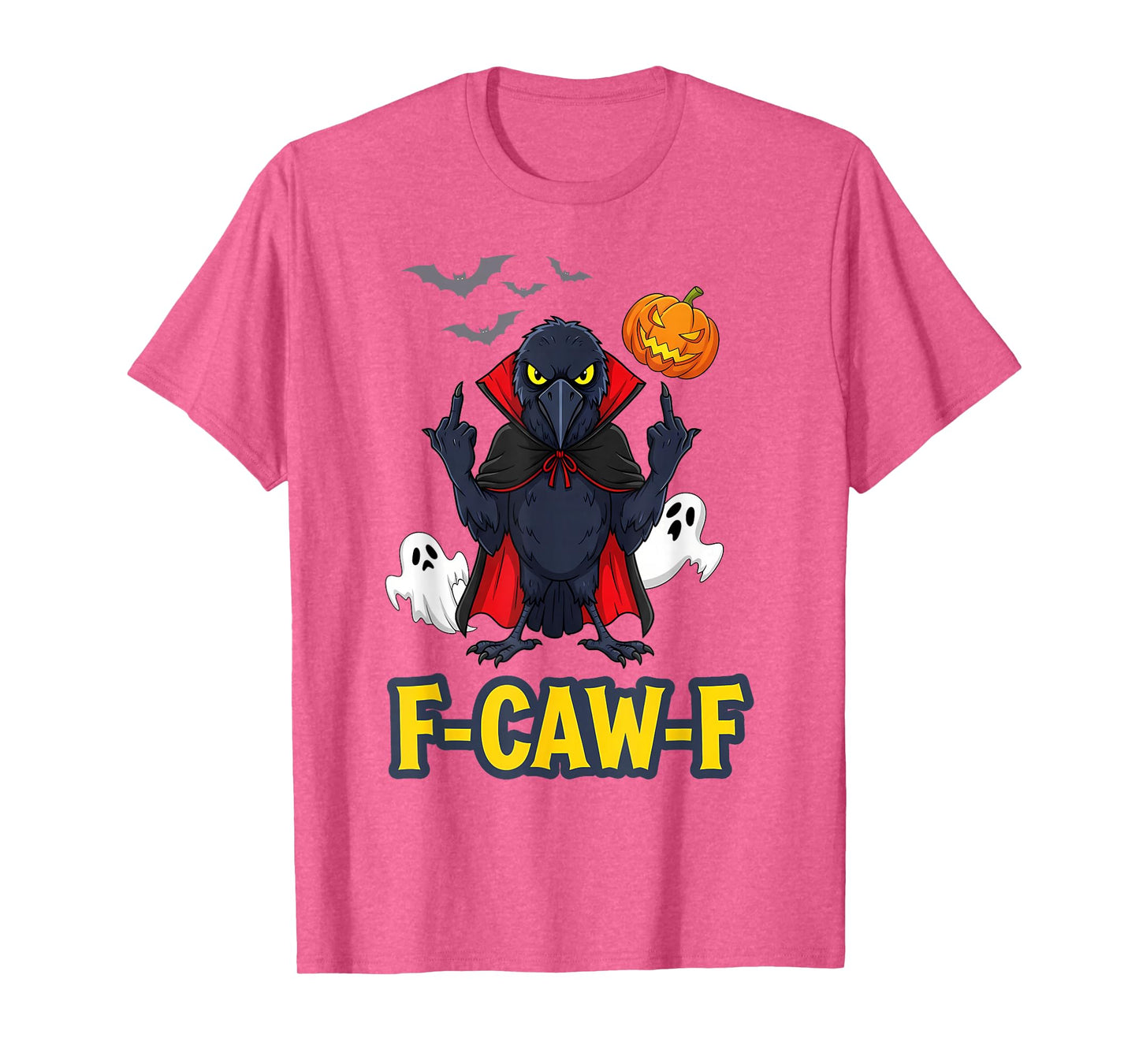 F-Caw-F Crow Raven Vampire Spooky Halloween Trick O Treat T-Shirt