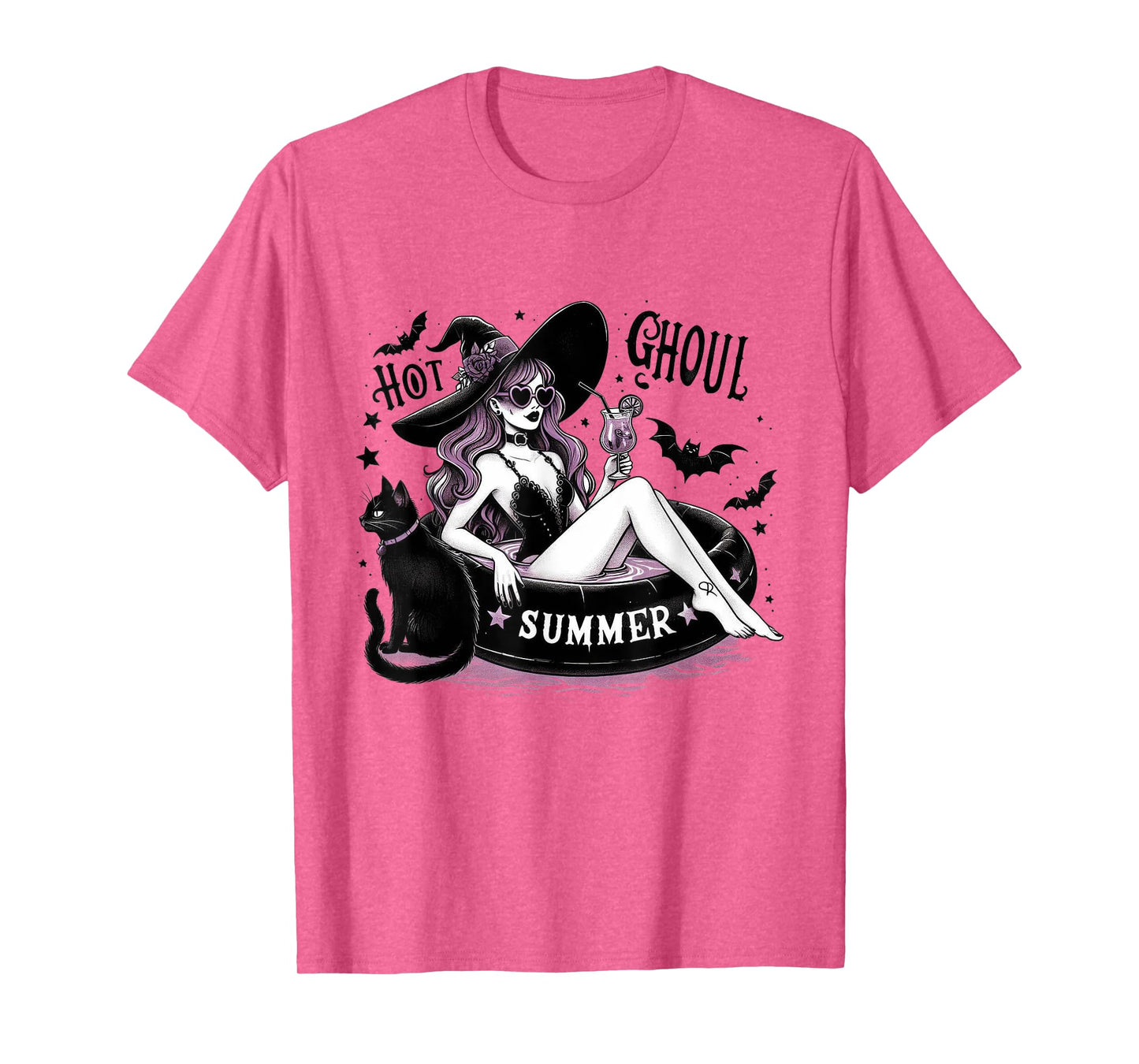 Hot Ghoul Summer Halloween Witch Party Costume T-Shirt