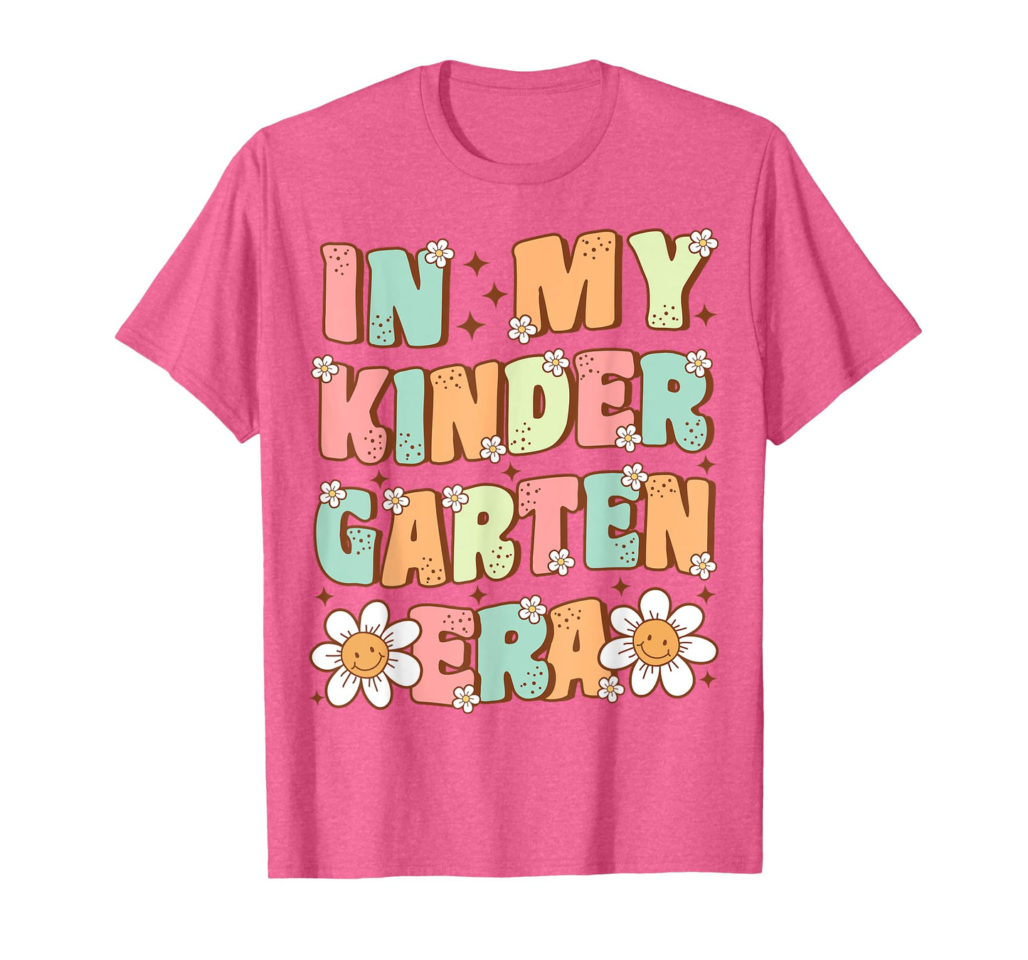 In My Kindergarten Era Groovy Kindergarten Back to School T-Shirt