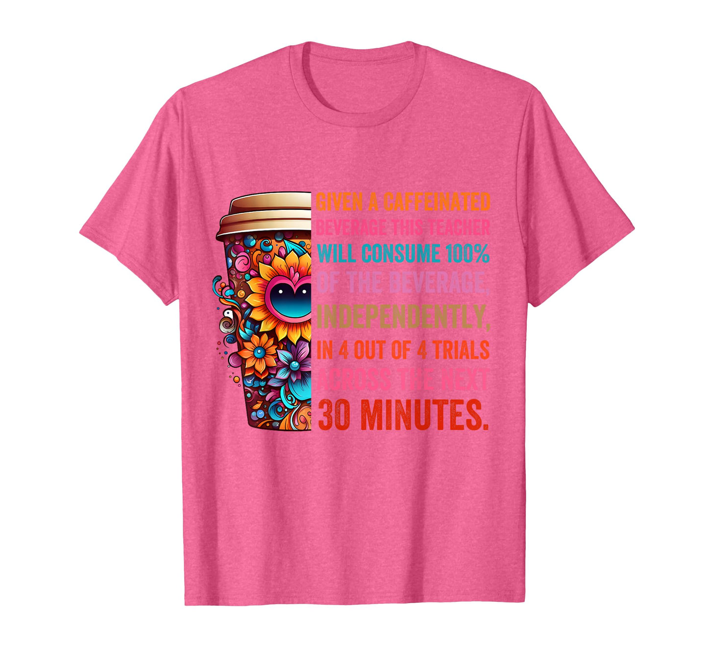 Given A Caffeinated Beverage This Teacher Will Consume T-Shirt