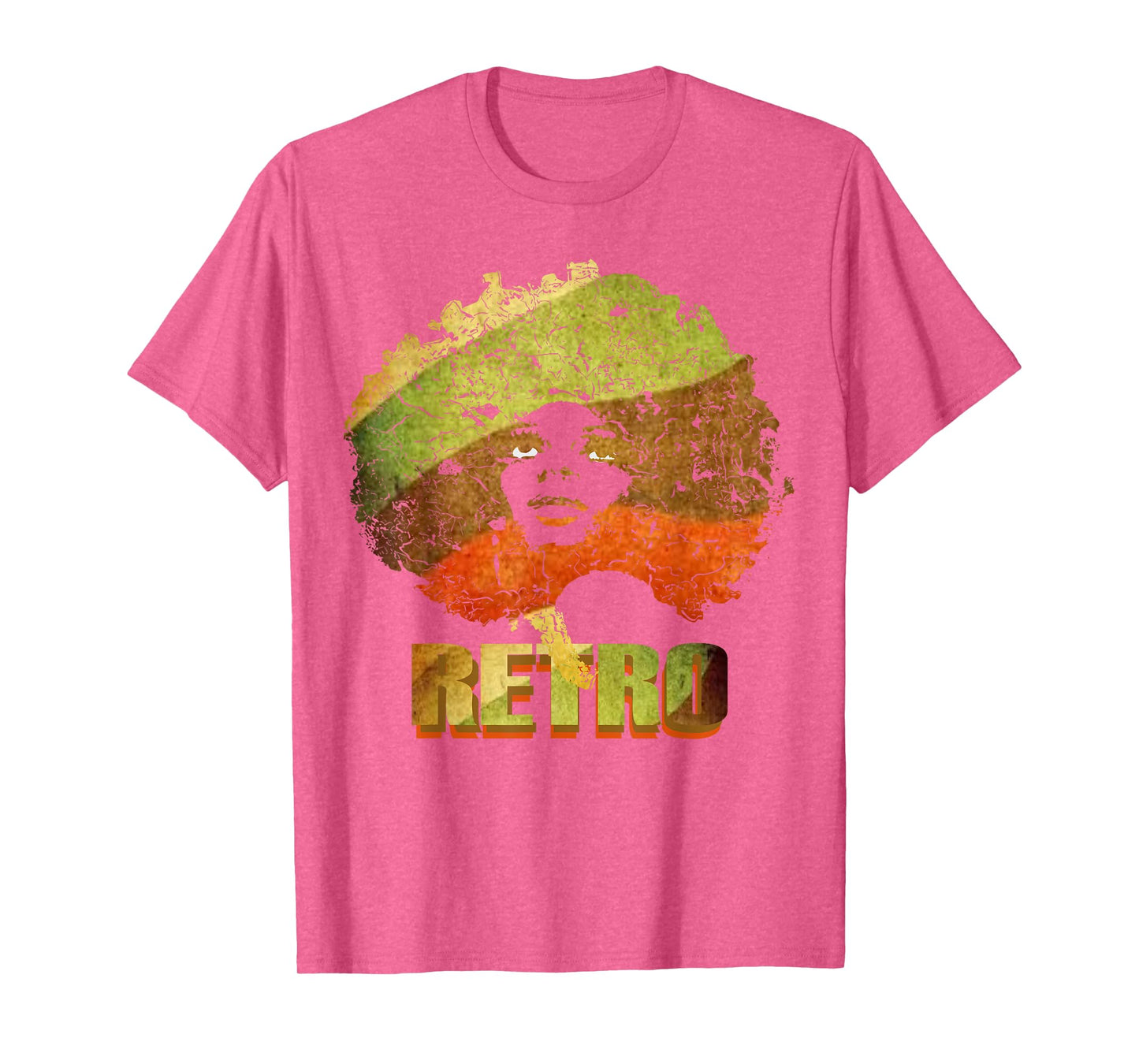 Trendy 80's Afro Soul 70's Retro Vintage TShirt Afro Woman T-Shirt
