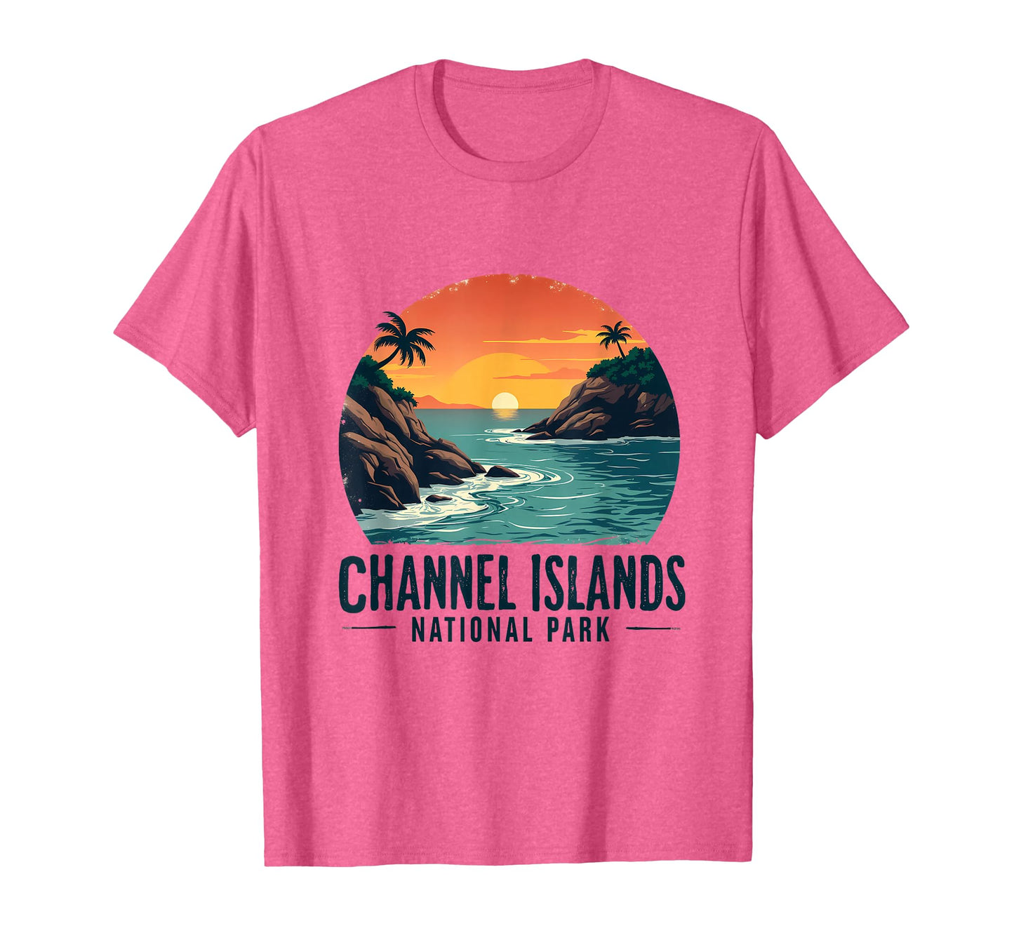 Channel Islands National Park Sunset Coastal View T-Shirt